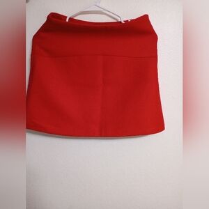 Elegant Red Women's Skirt